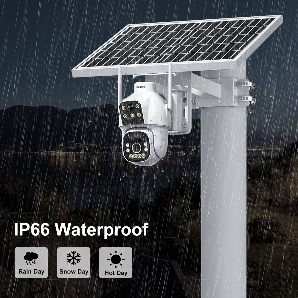 JideTech Daul Model 4G Solar PIR Camera (S2-4G(PIR))
