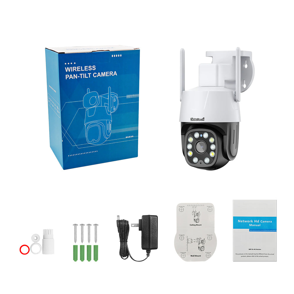 JideTech 5MP Mini 4G PTZ Camera (Q3-5MP4G)