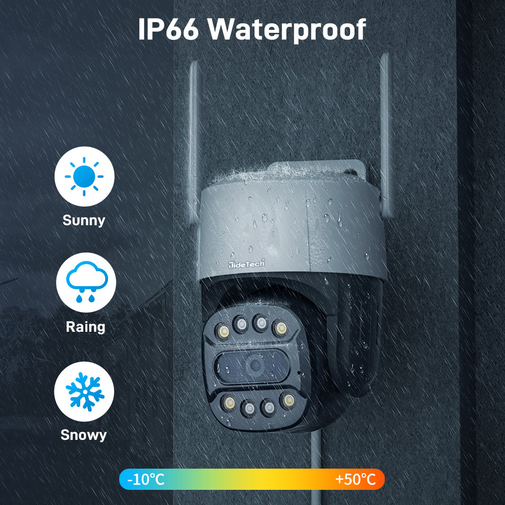 JideTech 4MP Mini 4G PTZ Camera (Q2-4MP4G)