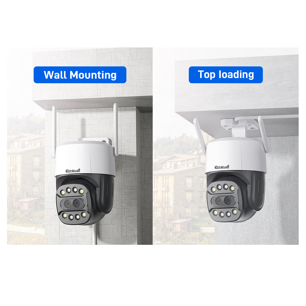 JideTech 8MP Dual Lens 4G Wi-Fi PTZ Cameras (Q2-2-8MP4G)