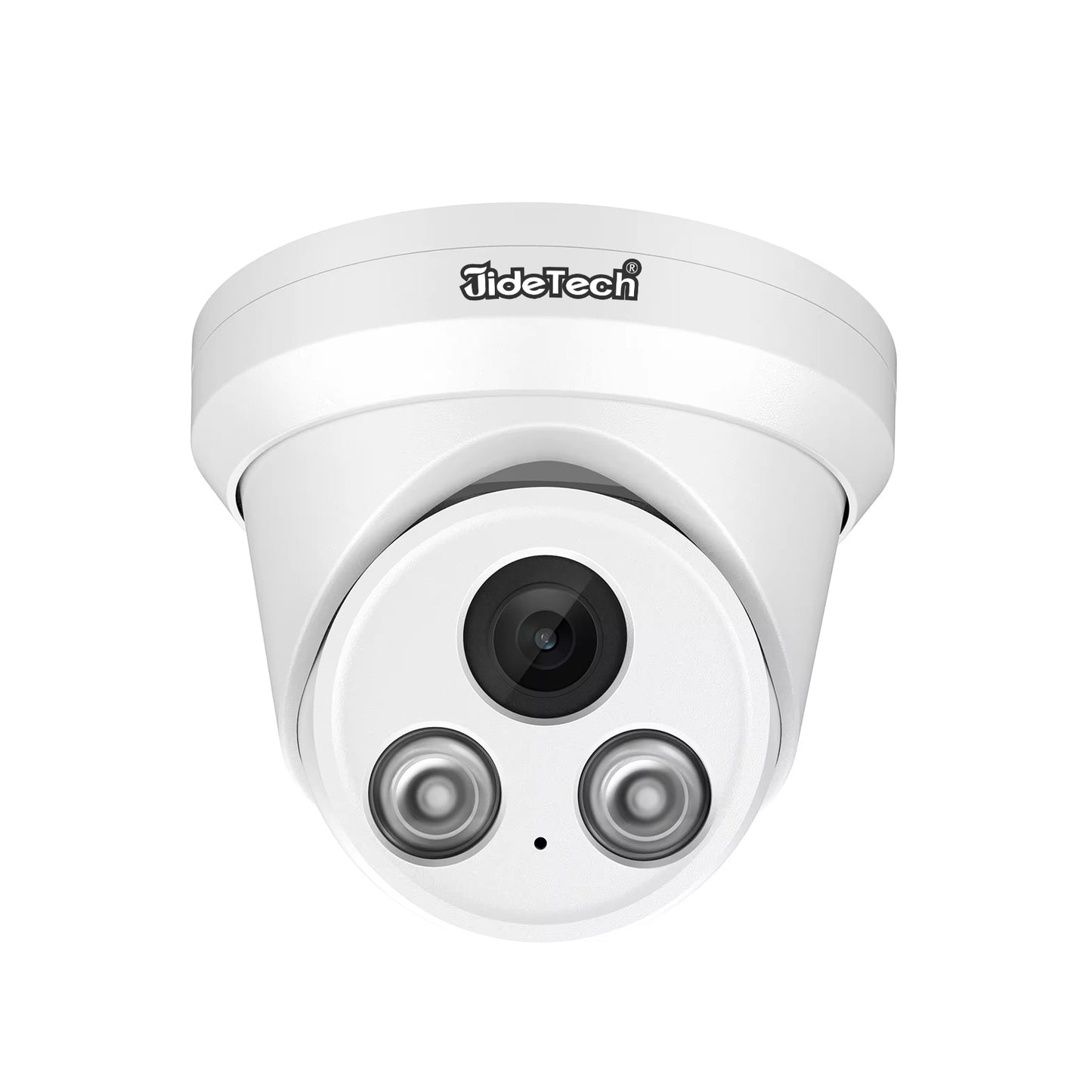 JideTech 5MP Dual Lights POE 24V Full color Night vision Dome lP Camera (DM04-5MP)