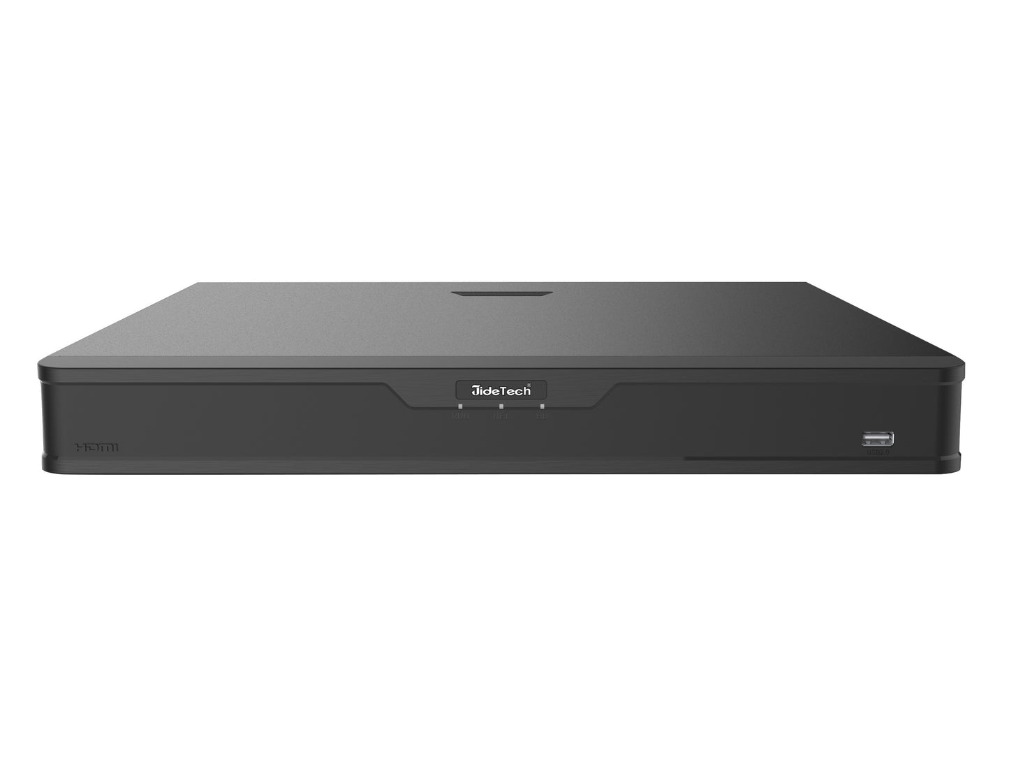 JideTech 2 HDDs 8-ch 8 PoE 1U Network Video Recorder(MN302-08P-AI)