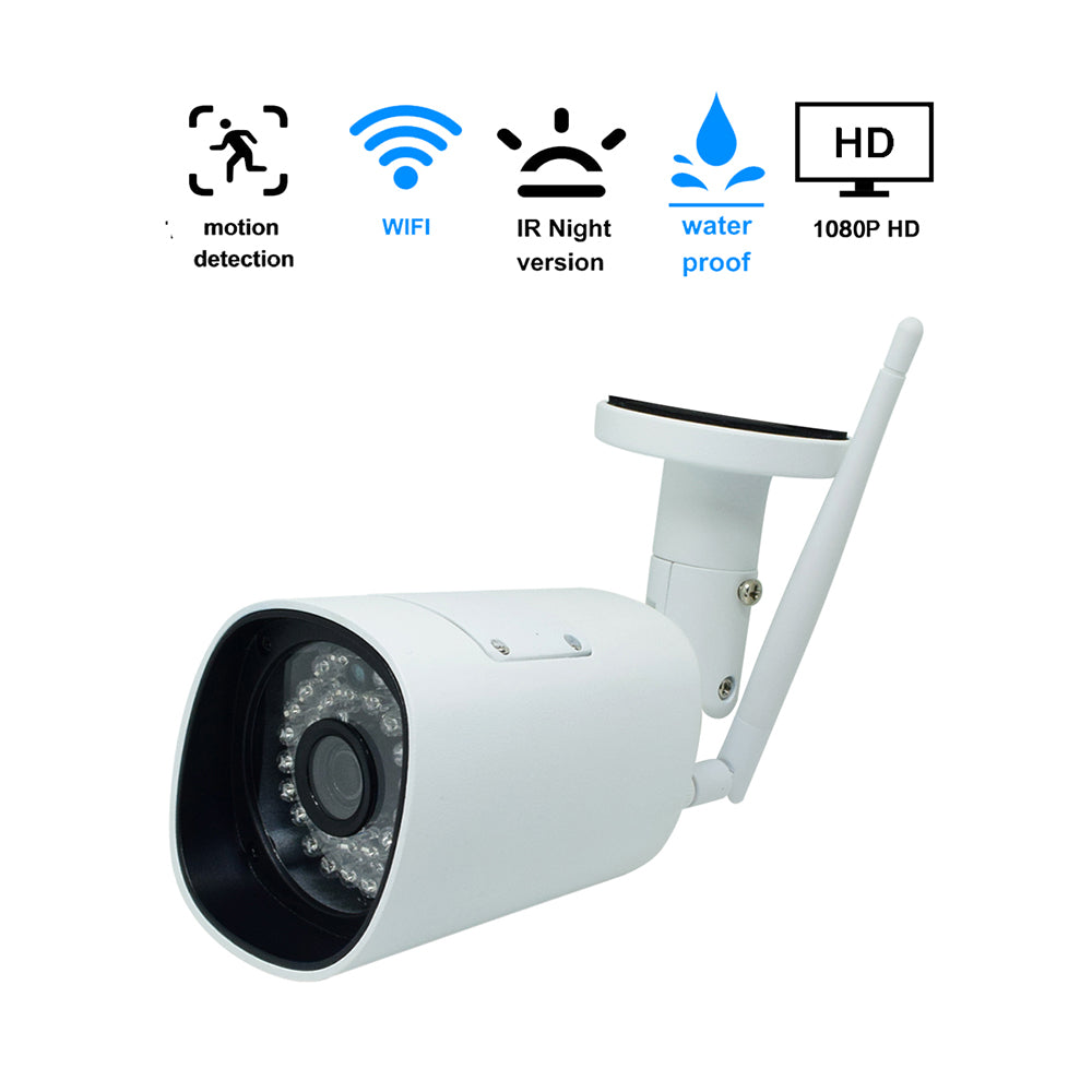 JideTech 2MP Wireless Bullet IP Camera with IR LED( HV2045MW-P )