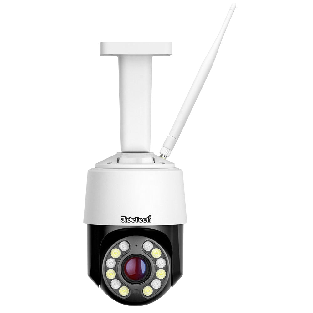 JideTech 3.5inch 10X 2MP 4G (Red & Blue Alert ) PTZ Camera (Q7-10X-2MP4G)