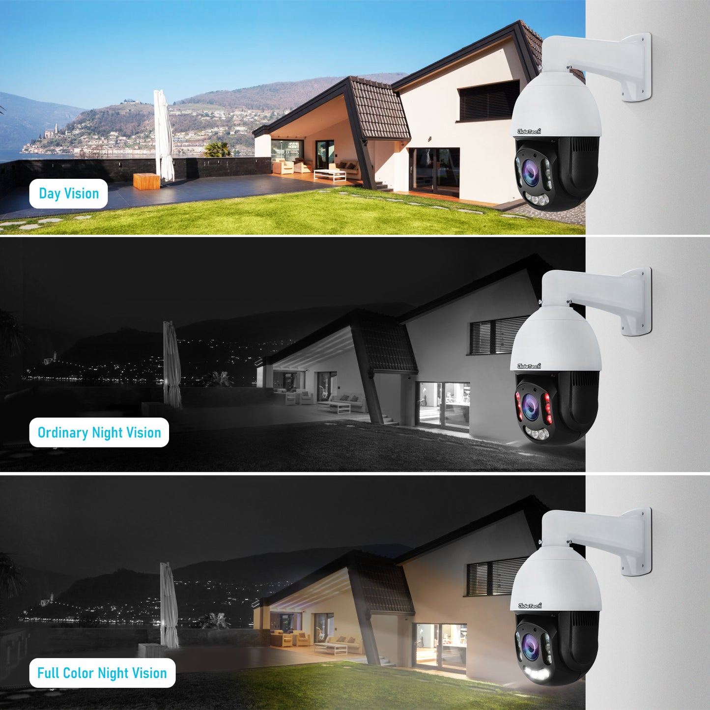 JideTech 5MP/8MP POE 20X Zoom Security Surveillance Camera(P10-20X-5MP)