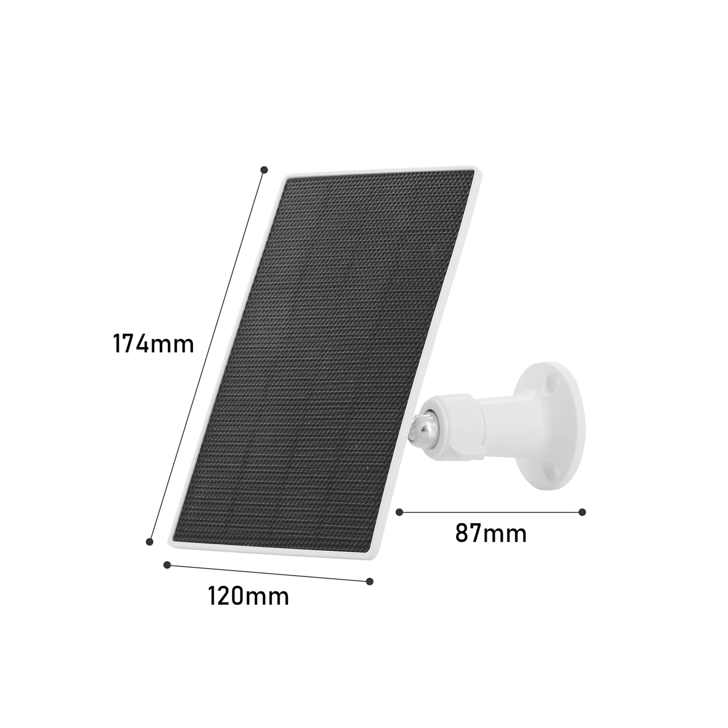 JideTech 4MP Wireless Solar Powered Security IP Camera for Outdoor with 9000MAH battery( S7-4MPW)