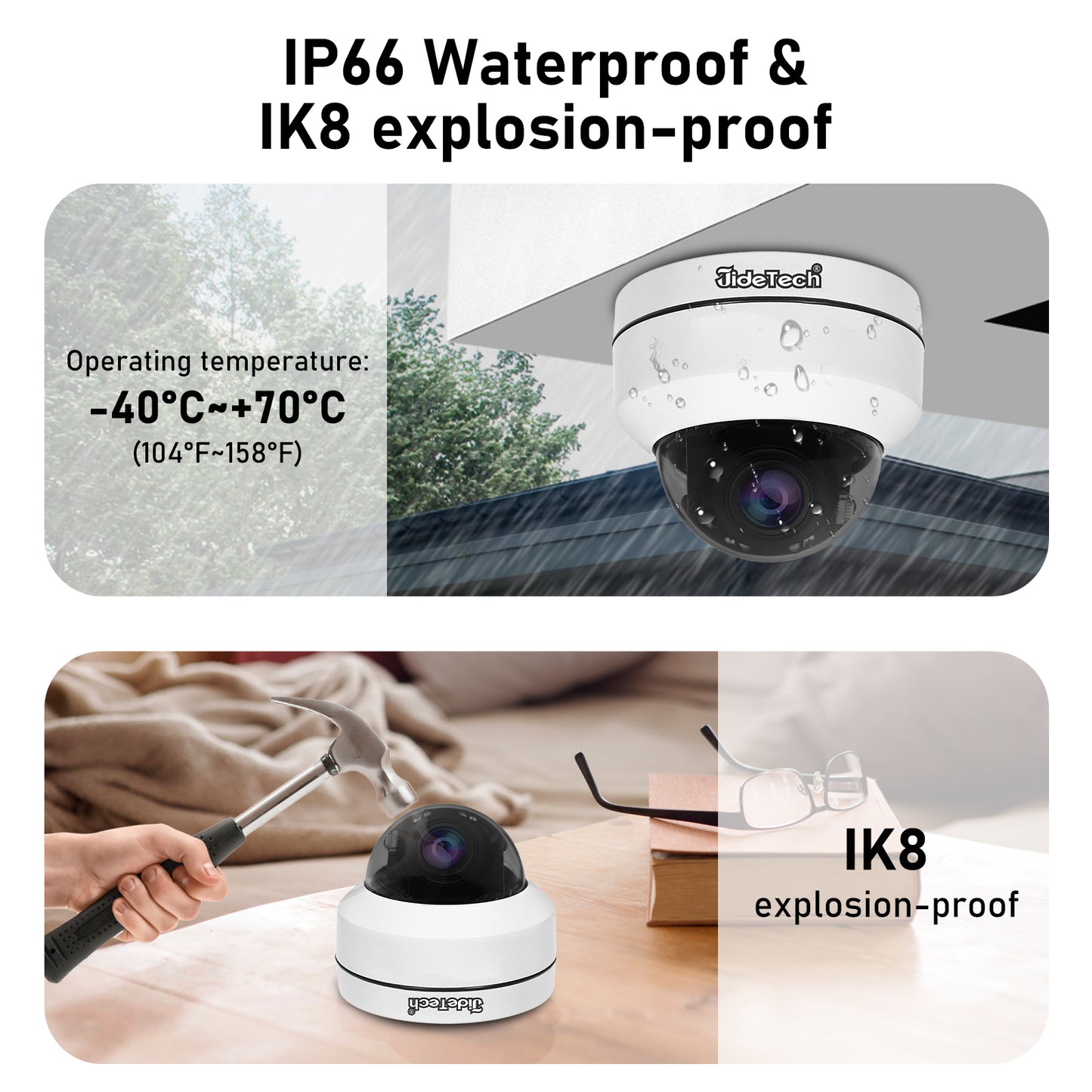 JideTech 5MP 5X Zoom PTZ PoE Camera (P1-5X-5MP)