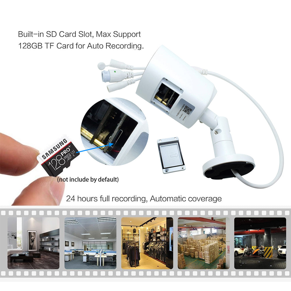 JideTech 2MP Wireless Bullet IP Camera with IR LED( HV2045MW-P )