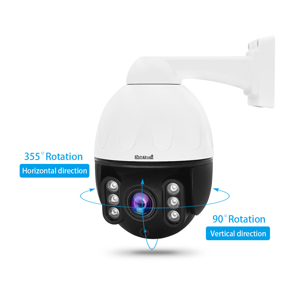 JideTech 5MP/8MP 5X Zoom PoE PTZ IP Surveillance Camera (P3-5X-5MP)
