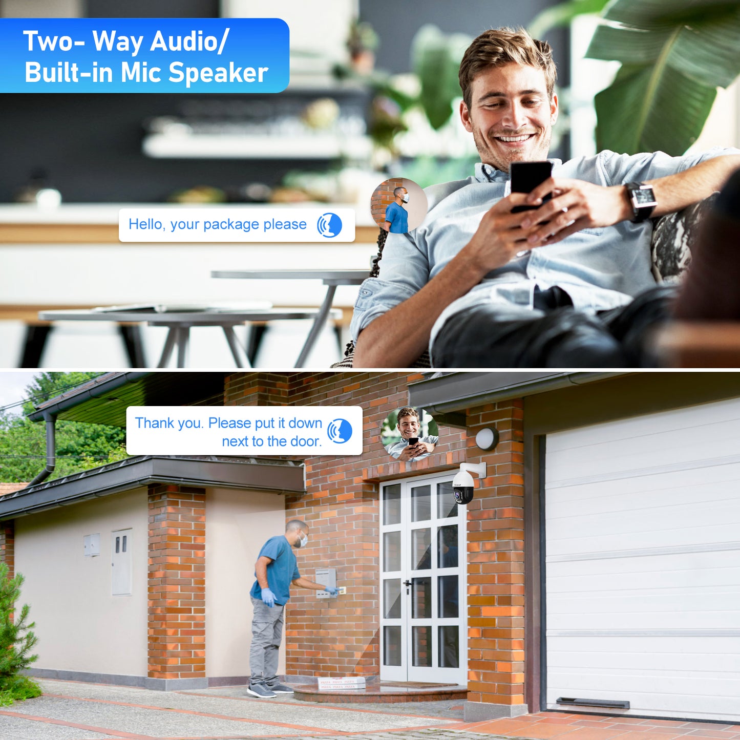 JideTech 5MP/8MP POE 20X Zoom Security Surveillance Camera(P10-20X-5MP)