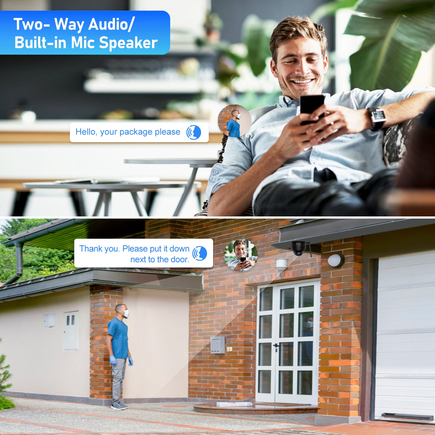 JideTech 5MP Wifi 5X Optical Zoom PTZ Camera(P1-5X-5MPW)