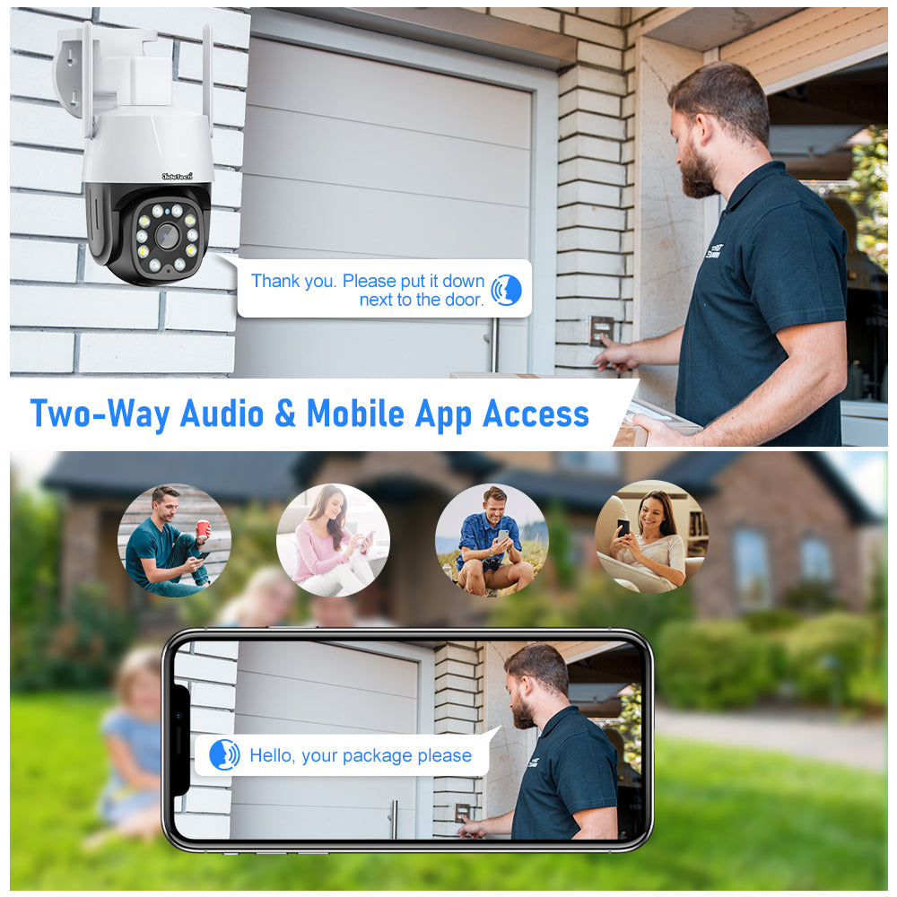 JideTech 5MP Mini 4G PTZ Camera (Q3-5MP4G)