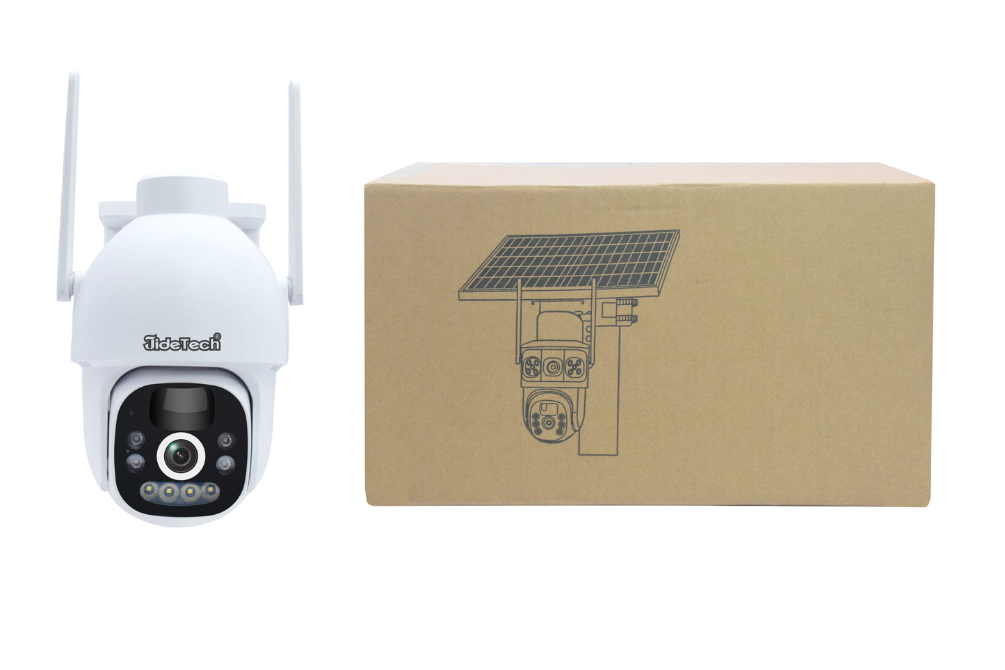 JideTech 2MP Daul Model 4G Solar PIR Camera (S1-4G(PIR))
