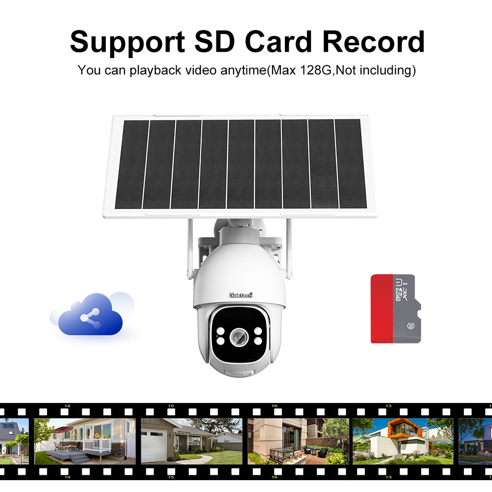 JideTech 3MP AOV 4G Solar PTZ Camera (A1-3MPW4G)