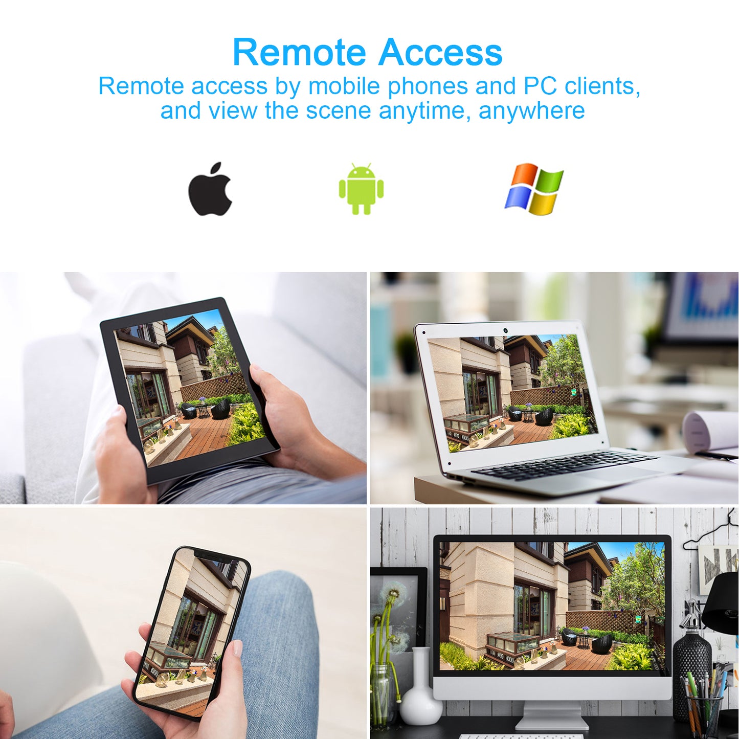 JideTech 5MP/8MP POE 36X HD PTZ Camera Auto-Tracking, Humanoid Detection, Animal Recognition (P22-36X-5MP)