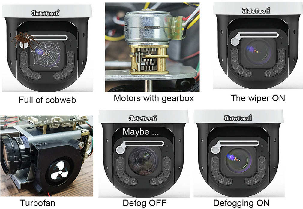 JideTech 5MP/8MP PoE 20X Zoom PTZ Camera (P7-20X-5MP)