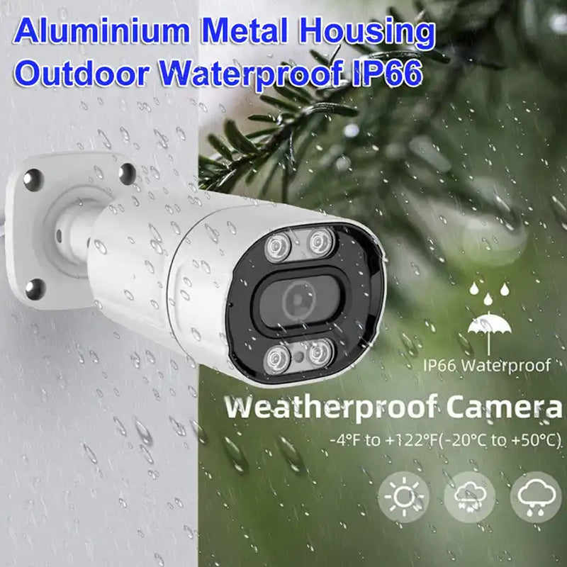 JideTech 5MP/8MP POE Bullet Network Security Camera (BC9-5MP)