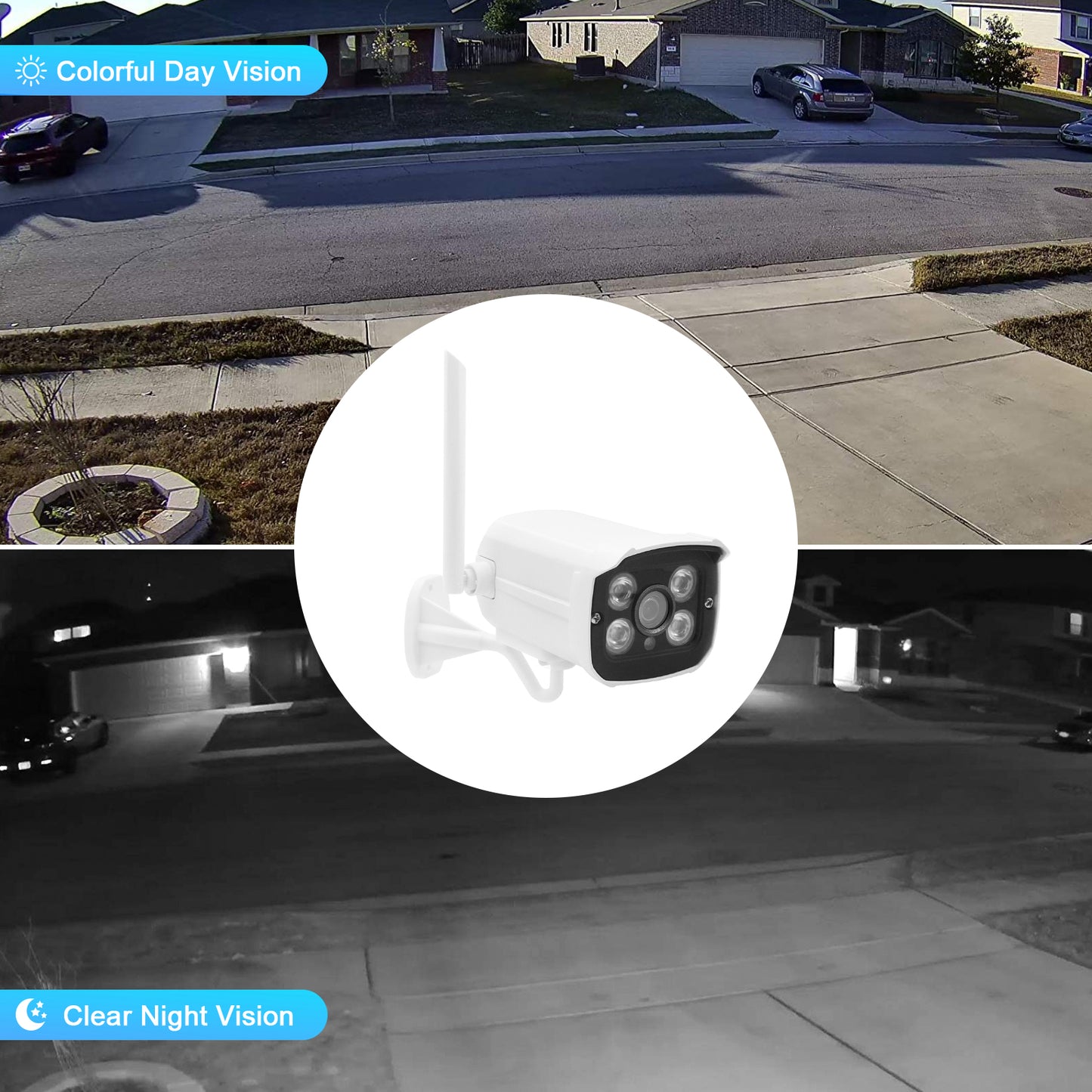JideTech 4CH Wireless Security Camera System with 1TB Hard Drive,Complete Surveillance Systems,Motion Alert,WiFi NVR System UK Stock Free Shipping