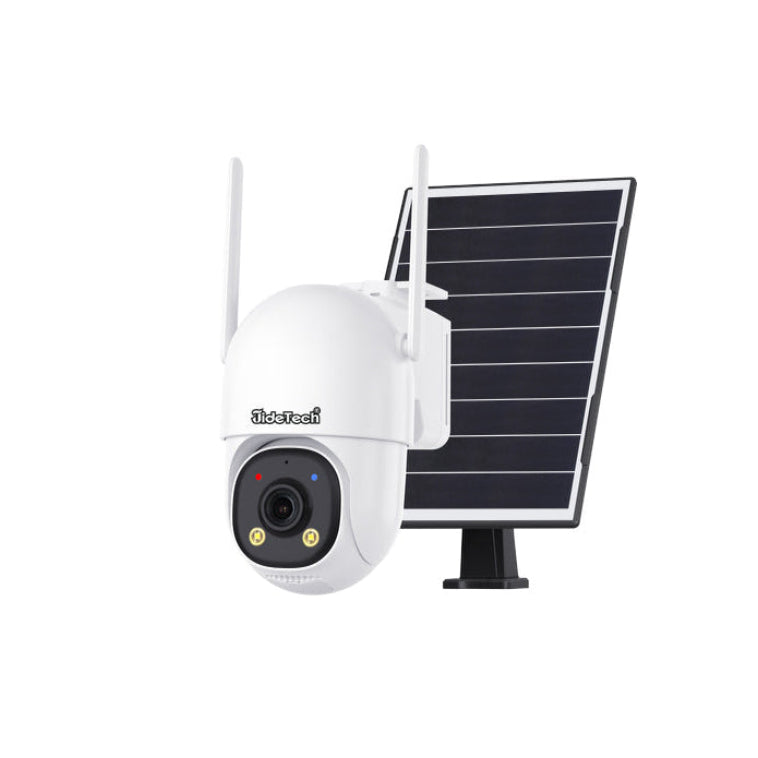JideTech 3MP AOV 4G/Wi-Fi Solar PTZ Camera with Full Color Night Vision (A04-3MP4G)