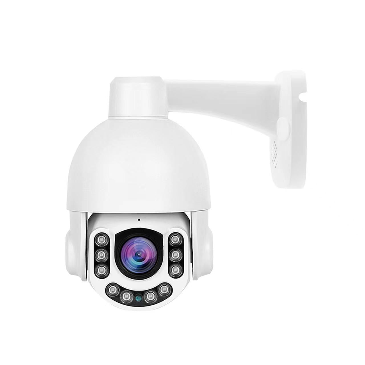 JideTech Outdoor PTZ POE Security Camera, HD 5MP Auto Tracking IP Camera with 5X Zoom