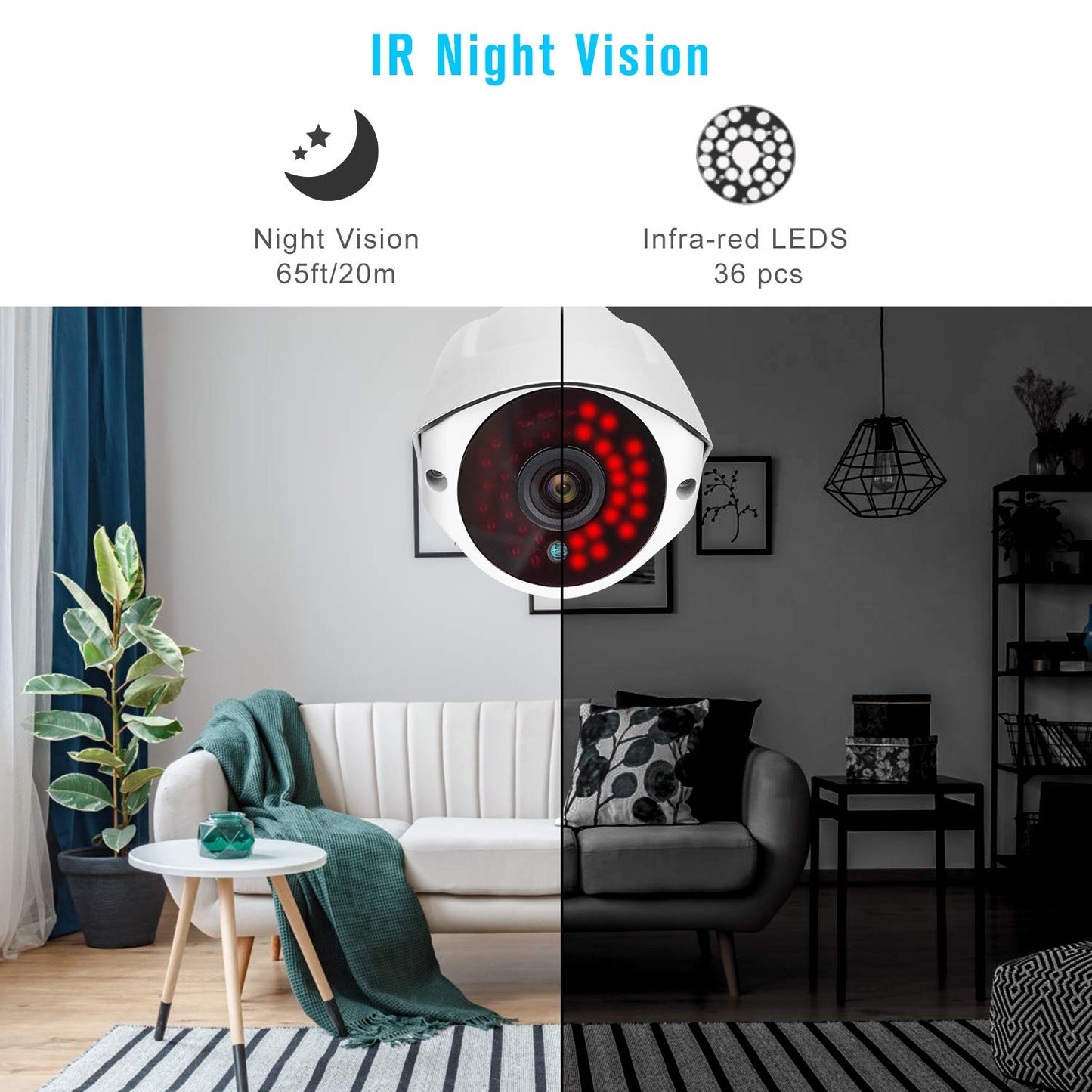 JideTech IP Security Camera 1080P POE Outdoor Surveillance Camera (BC01-2MP) Free Shipping