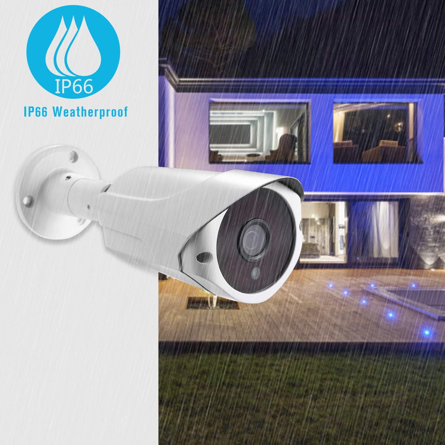 JideTech IP Security Camera 1080P POE Outdoor Surveillance Camera (BC01-2MP) Free Shipping