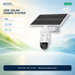 JideTech P6 camera with 40W solar panel and 20Ah lithium battery