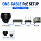JideTech CamHi Pro 5MP/8MP PoE PTZ Camera, 5X Optical Zoom, Two-Way Audio – P1 Plus