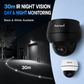 JideTech CamHi Pro 5MP/8MP PoE PTZ Camera, 5X Optical Zoom, Two-Way Audio – P1 Plus