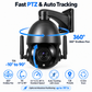JideTech 8MP 20X WiFi PTZ IP Camera – ONVIF 2.4, RTSP/RTMP, AI Detection & Optional Absolute Positioning | P2