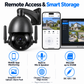 JideTech 8MP 20X WiFi PTZ IP Camera – ONVIF 2.4, RTSP/RTMP, AI Detection & Optional Absolute Positioning | P2