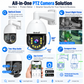 JideTech 5MP/8MP PoE 30X Optischer + 10X Digitaler Zoom PTZ-Kamera für den Außenbereich (P22) 
