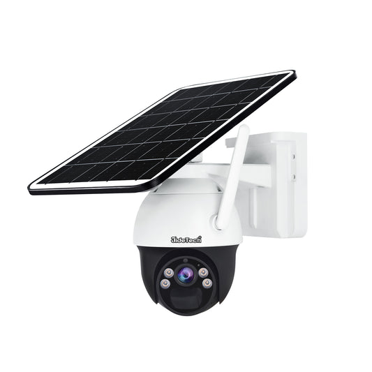 JideTech 4MP WIFI Mini Solar Power Camera Real-time Push Alarm (S5-4MPW)