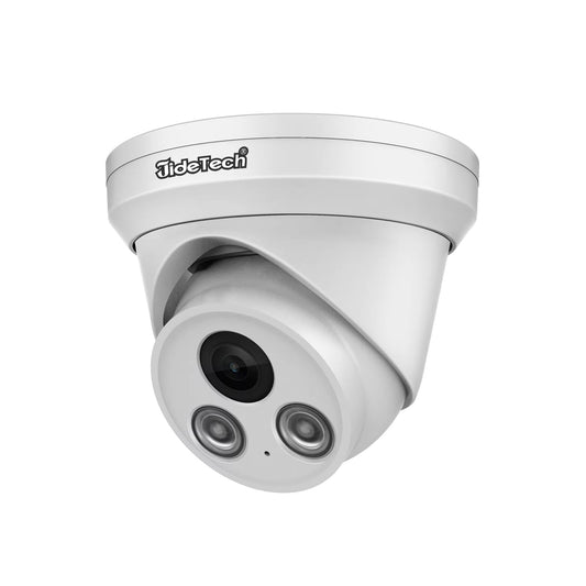 JideTech 5MP Dual Lights POE 24V Full color Night vision Dome lP Camera (DM04-5MP)