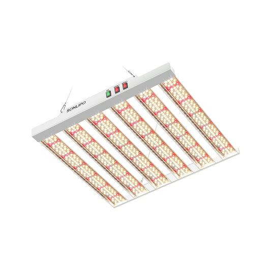 JideTech Greenhouse Plant Light Led 6 Bars 200W Full Spectrum Led Grow Light For Indoor Plant(SPF2000-200W)