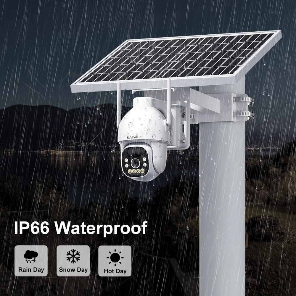 JideTech Daul Model 4G Solar PIR Camera (S1-4G(PIR))