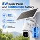 JideTech D01 3MP AOV Solar PTZ Camera with Wise-ISP – WiFi or 4G LTE