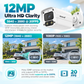 12MP 3840x2880 20FPS bullet camera image quality comparison