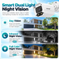12MP smart dual light night vision bullet camera