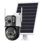 JideTech 4G LTE Solar AOV PTZ Camera 6MP with 8W Solar Panel & 16000mAh Battery(D3)