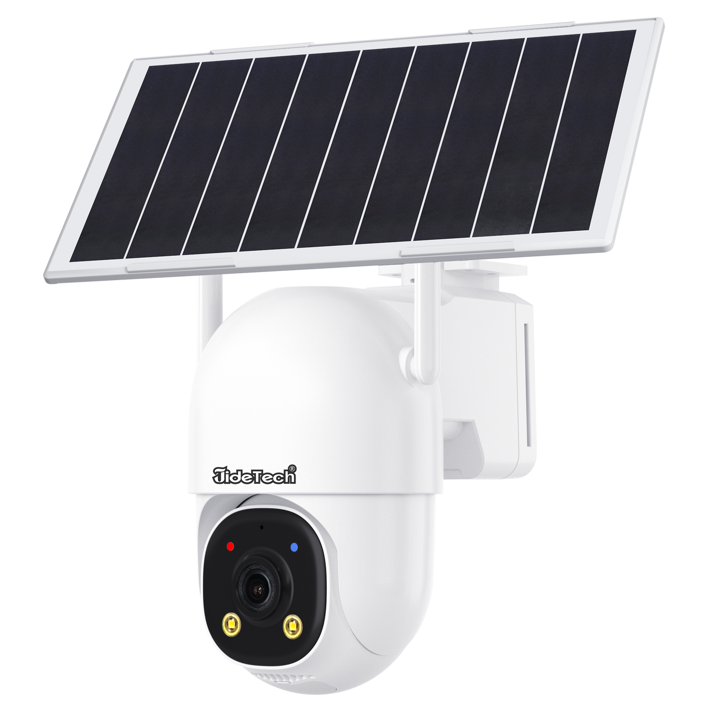 JideTech 3MP Solar 4G LTE Security Camera Outdoor, Always-On Video AOV PTZ Camera (D4-3MP)