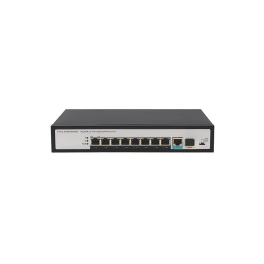 JideTech Gigabit 10-port PoE Switch with Switching  Capacity 20Gbps(508GP-2SFP)