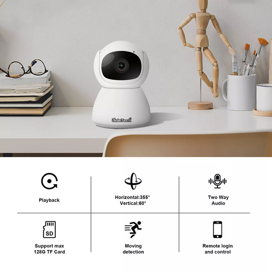 JideTech 1080P WiFi Indoor  Security Camera (D1-2MPW)