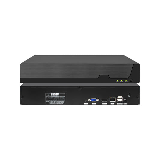 JideTech 12CH 8MP PoE Network Video Recorder Support 1HDD(MN3112B)