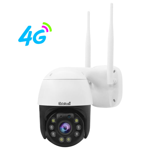 JideTech 5MP 5X Zoom Wi-Fi & 4G PTZ IP Camera with Europe SIM Card   (P16-5MPW-4G)