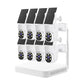 JideTech WIFI 4MP 8CH Mini Solar Power Security Camera Kit (NK7-8H-4MPW)