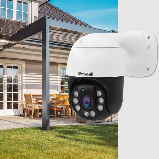 JideTech 5MP 4X Zoom PoE IP Camera Two Way Audio (P6-4X-5MP)