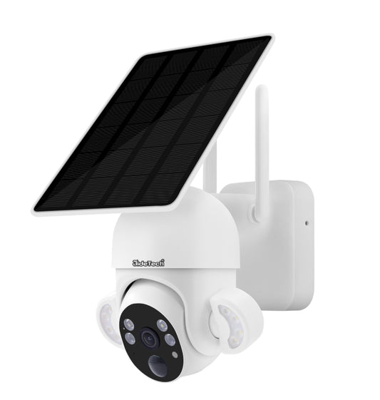 JideTech 1080P Wireless WiFi PTZ Audio Solar Security Camera (SL022-2MPW)