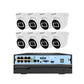 JideTech 5MP/8MP 8CH POE Security Camera System IP Camera NVR Kits(NK5-8H-5MP)
