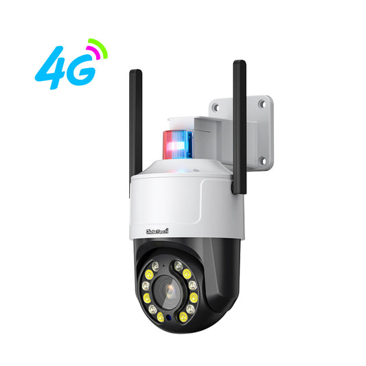 JideTech 3.5inch 10X 2MP 4G (Red & Blue Alert ) PTZ Camera  (Q6-10X-2MP4G)